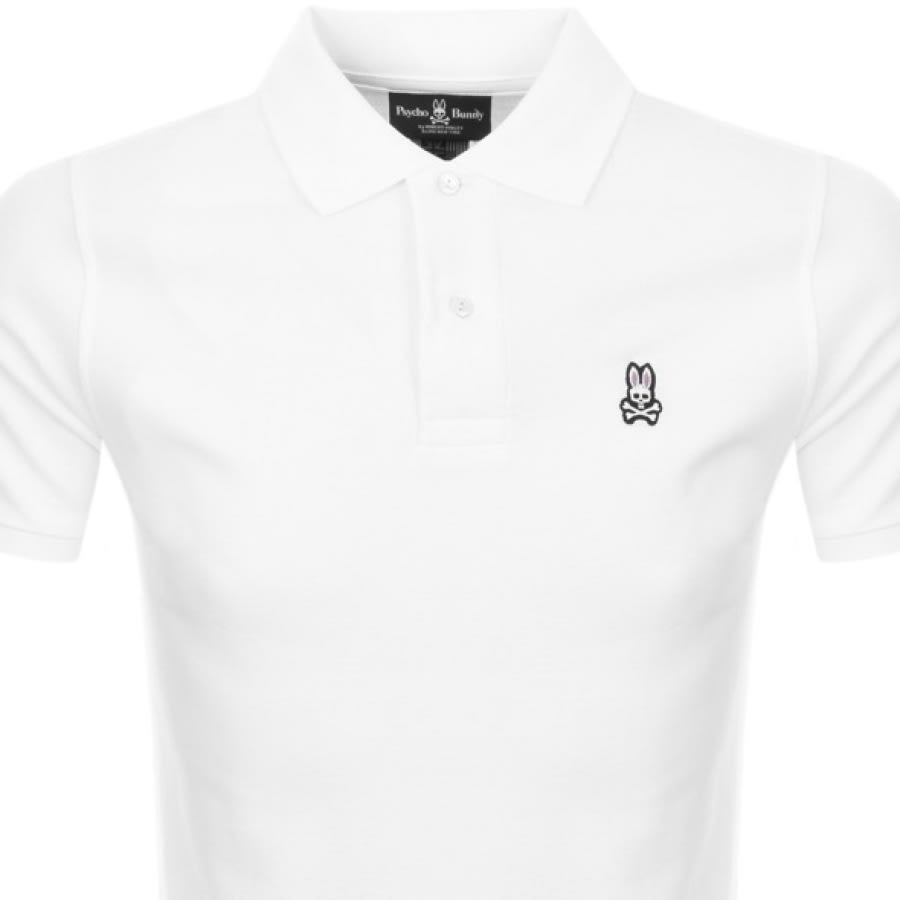 Alternative Image for ProductPsycho Bunny Classic Polo T Shirt White2